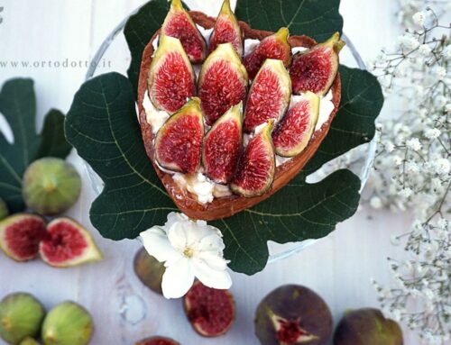CROSTATINA AI FICHI SU CREMA CHANTILLY