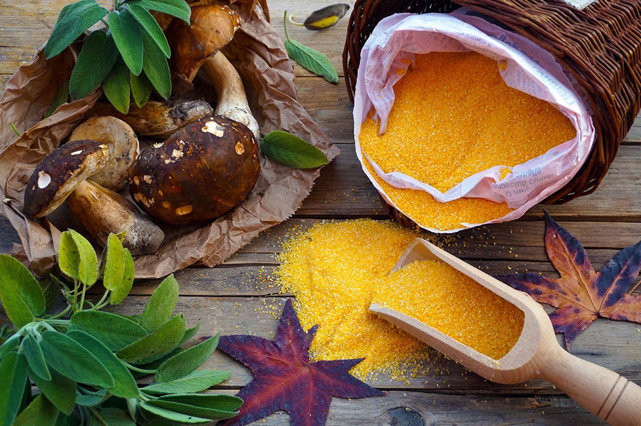 POLENTA E PORCINI