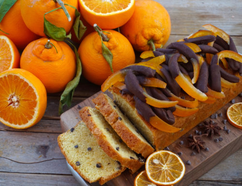 PLUMCAKE ALL’ARANCIA E GOCCE DI CIOCCOLATO