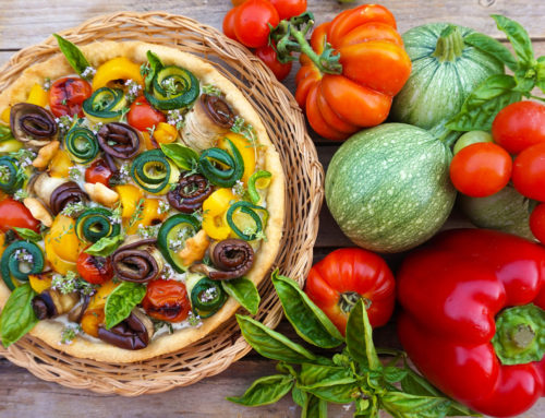 TORTA SALATA CON VERDURA GRIGLIATA