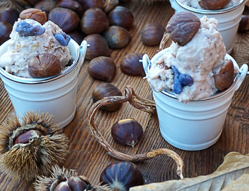 GELATO DI CASTAGNE (SENZA GELATIERA)