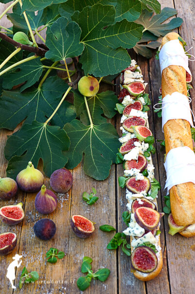 BAGUETTE FICHI E ROQUEFORT