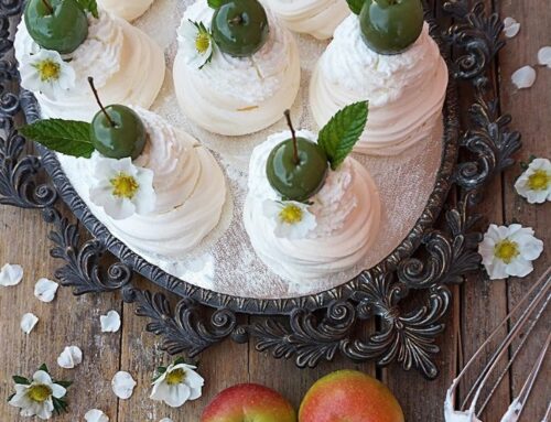 MINI PAVLOVA ALLE MELINE UBRIACHE